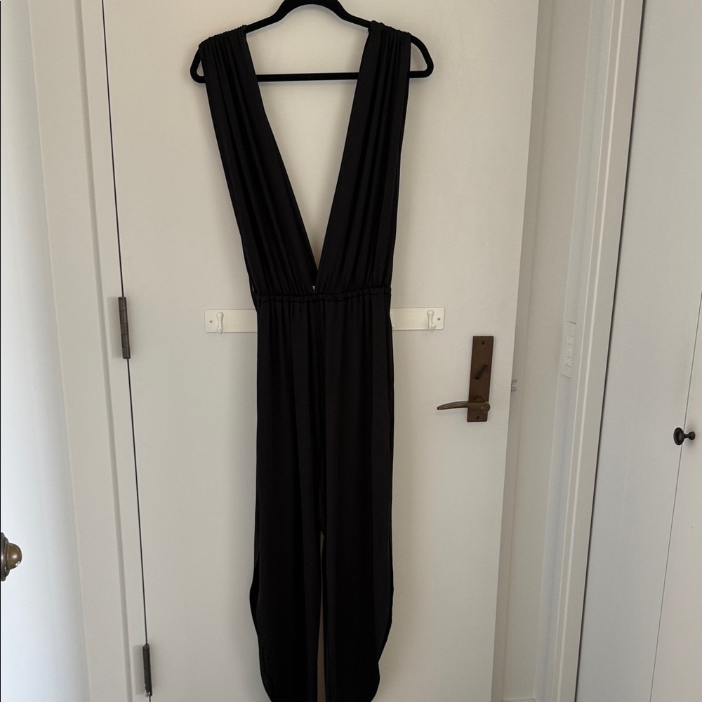 Dance & Marvel Black Backless Jumpsuit